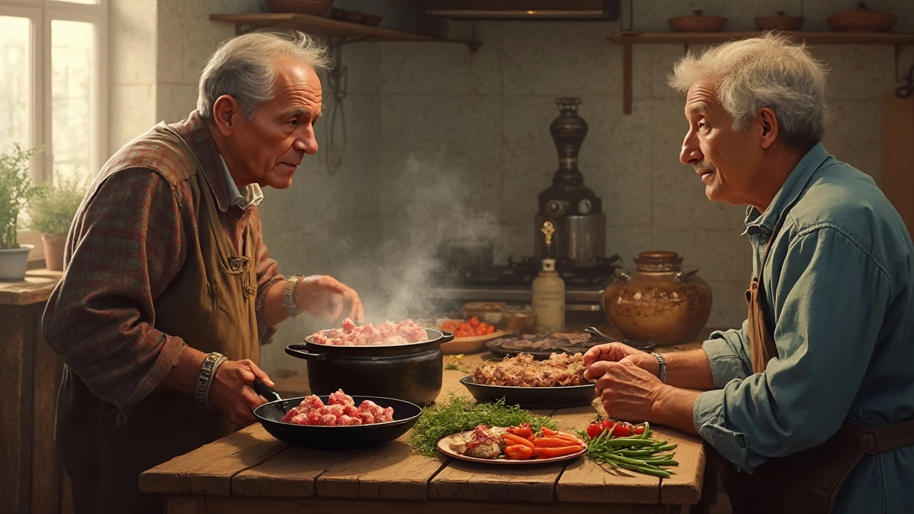 Что лучше: вареное или жареное мясо