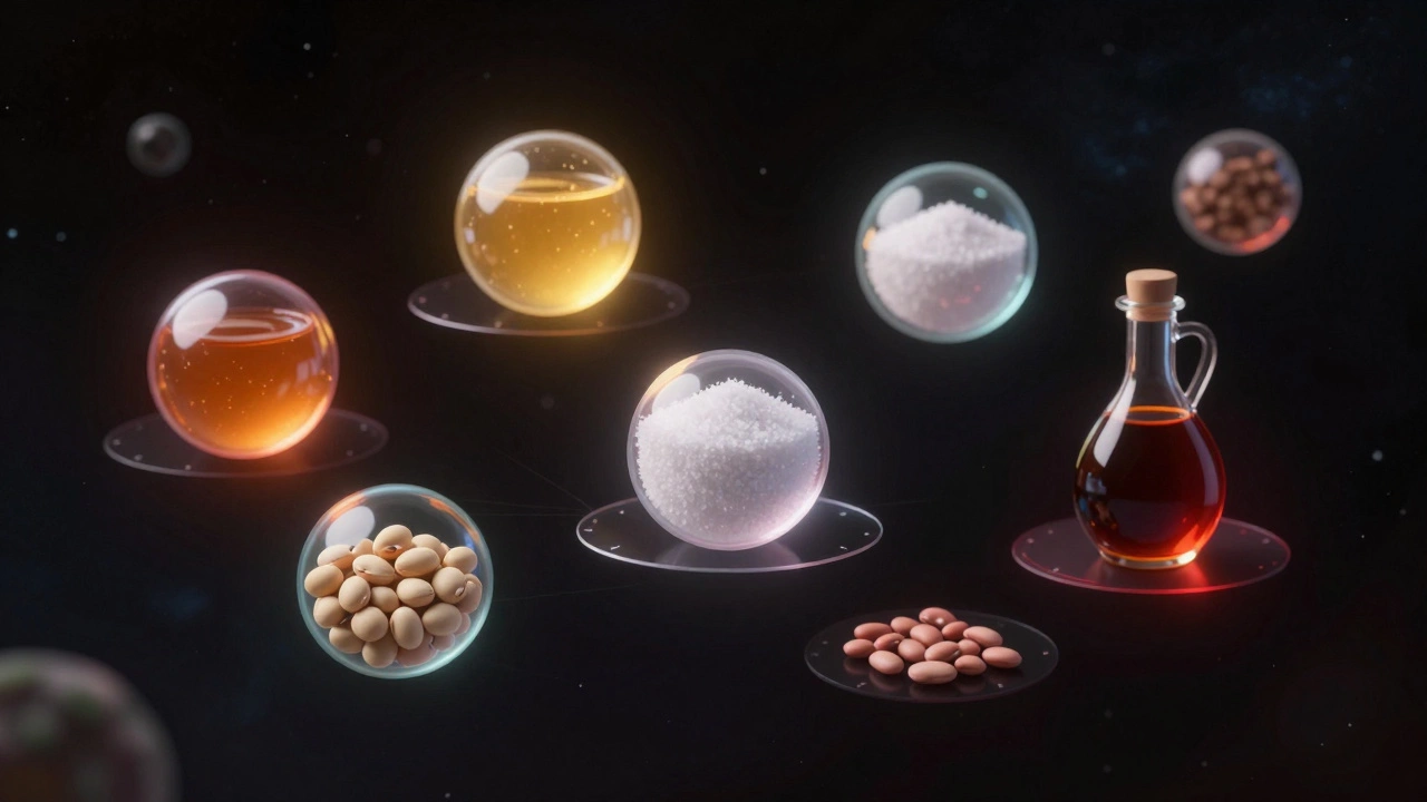 Космическая панорама вечных продуктов в невесомости